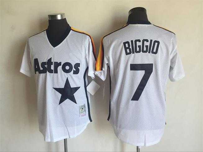 Houston Astros #7 Craig Biggio White Mitchell And Ness Throwback Pullover Stitched Jersey,We sell and wholesale Houston Astros #7 Craig Biggio White Mitchell And Ness Throwback Pullover Stitched Jersey on line form chian!